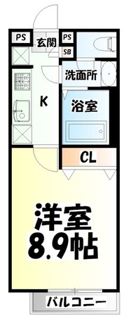 陸前原ノ町駅 徒歩5分 2階の物件間取画像